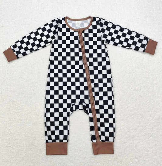 Boys Checker Zippie