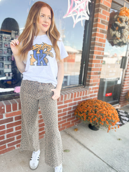 Brown Leopard Luxe Jeans
