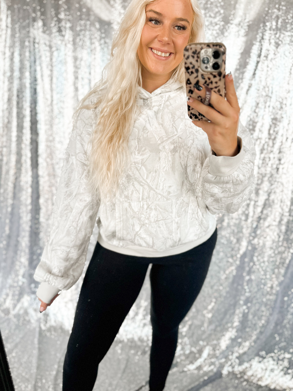 Camo Hooded Pullover