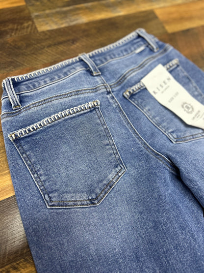Willow Stitch Straight Denim