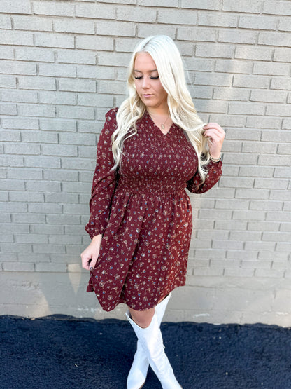 Falling For Florals Swing Dress