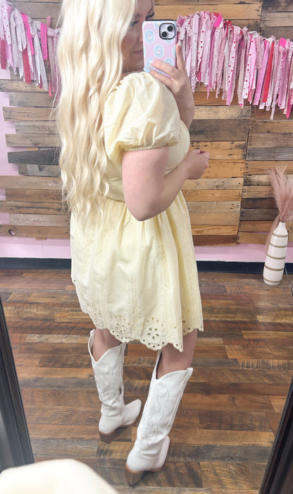 Walking on Sunshine Swing Dress