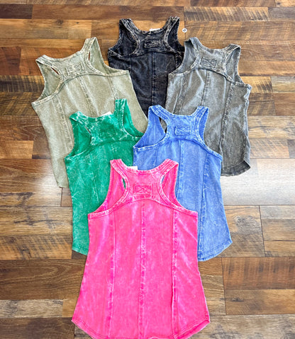Acid Wash Tank Tops