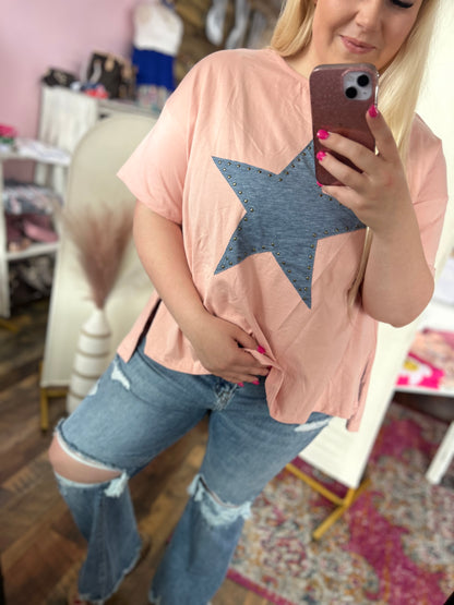 Buckle Up studded top