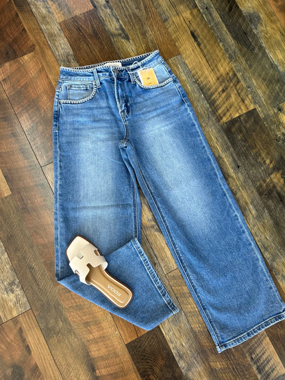 Willow Stitch Straight Denim