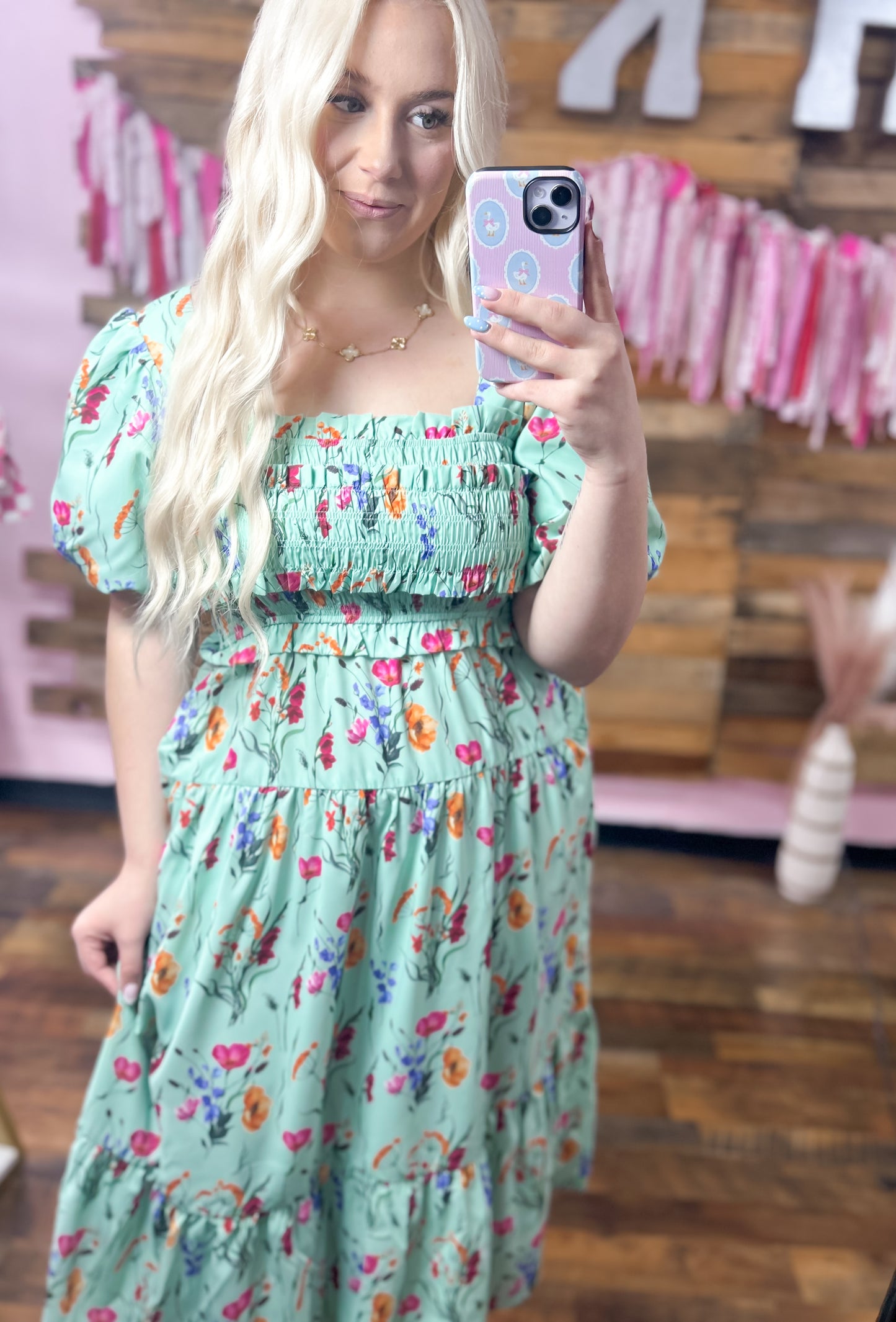 Sunday Stroll Floral Maxi Dress