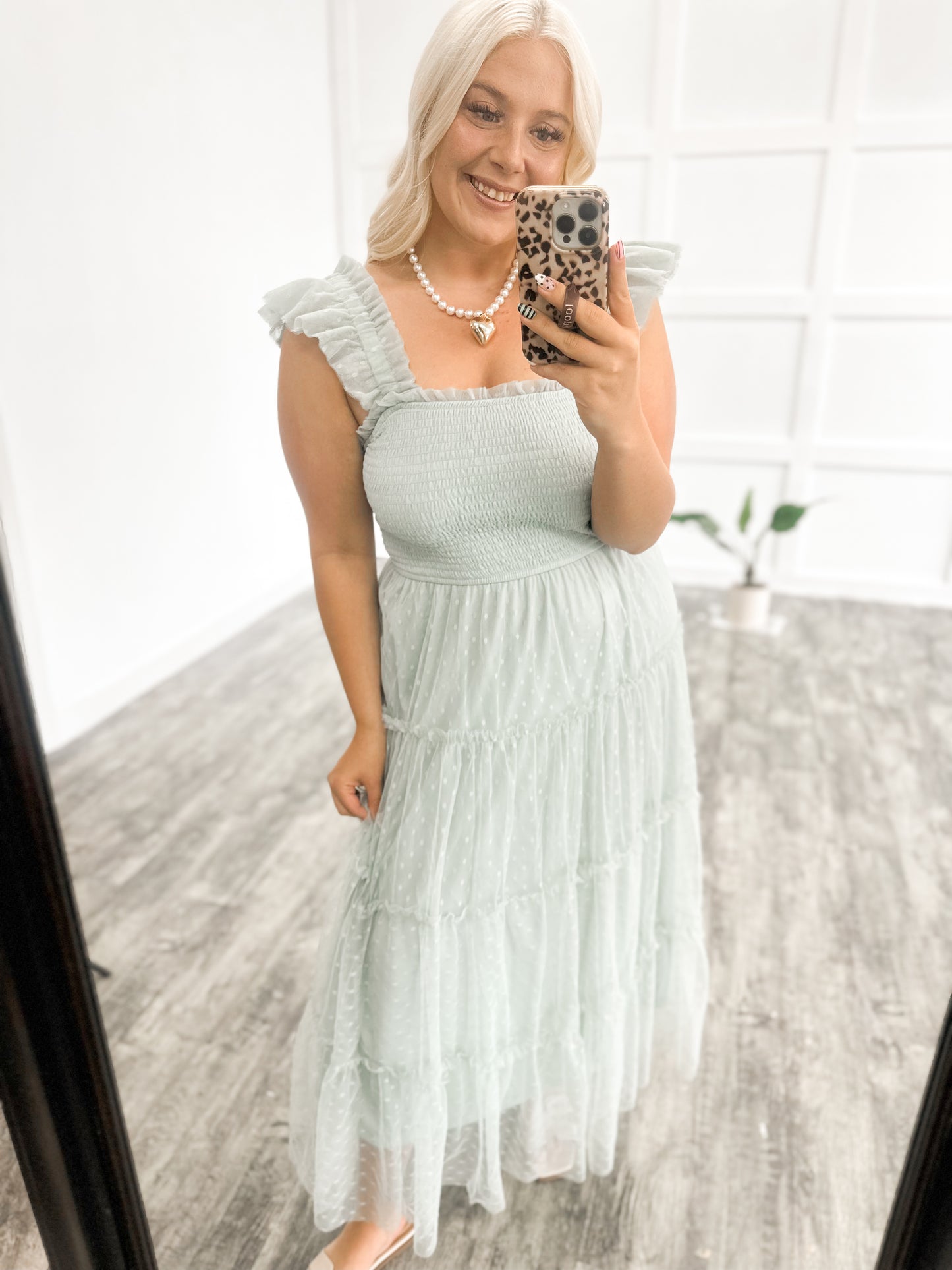 Carolina Coast Smocked Maxi Dress