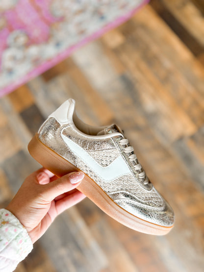 Gold & White Sneaker