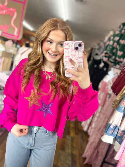 Pink Starstruck Sweatshirt