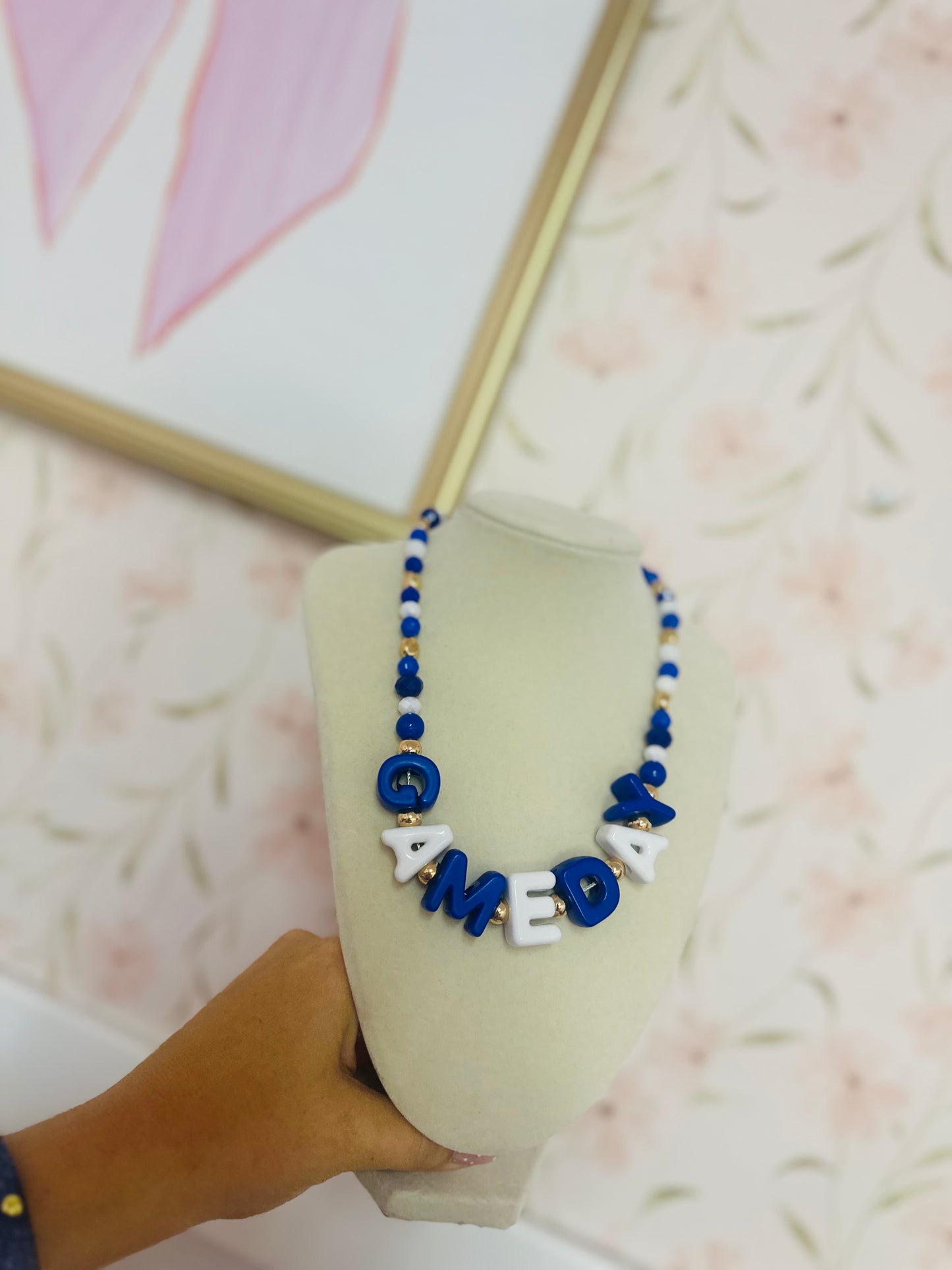 Game day Bubble Necklace