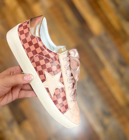 Mocha Checker Sneaker