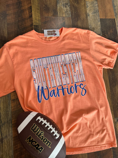 Southwestern Warriors Spangle Tee