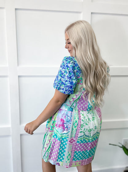 Palm Beach Patchwork Dress