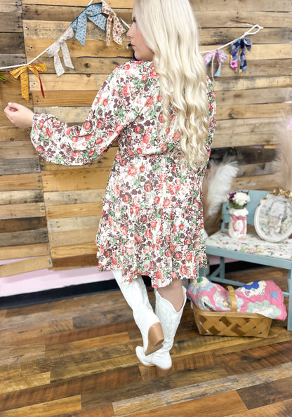 Vivian Floral Swing Dress