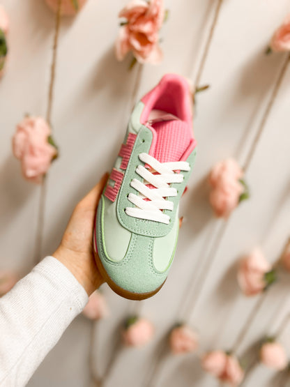Pink & Green Athletic Sneaker