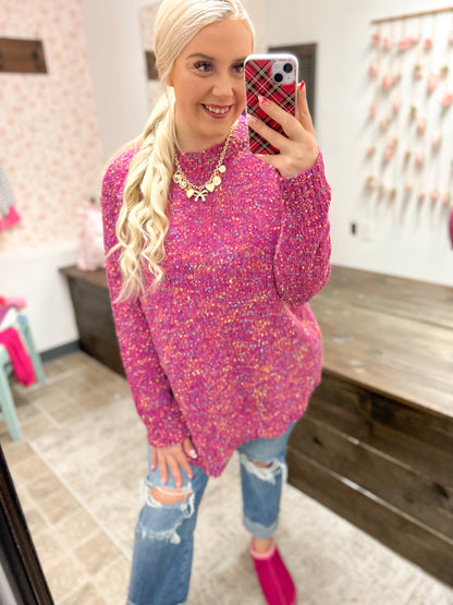 Multi Confetti Sweater