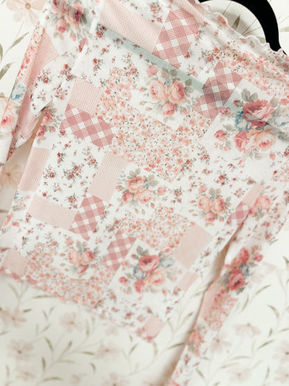 Pink Patchwork Mesh