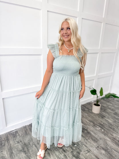 Carolina Coast Smocked Maxi Dress