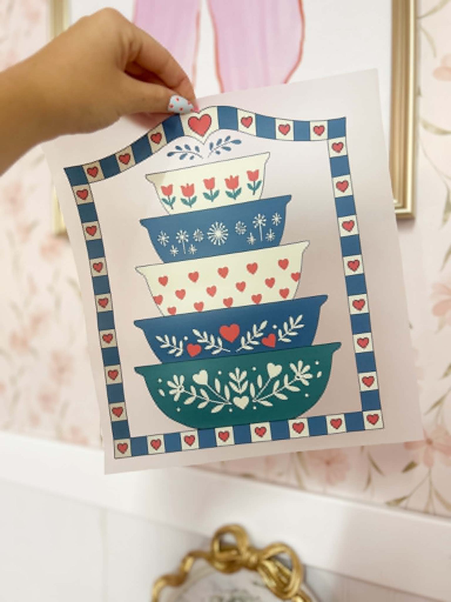 Vintage Bowls Print