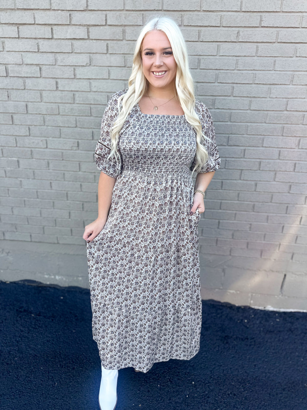 Autumn Heirloom Smocked Maxi