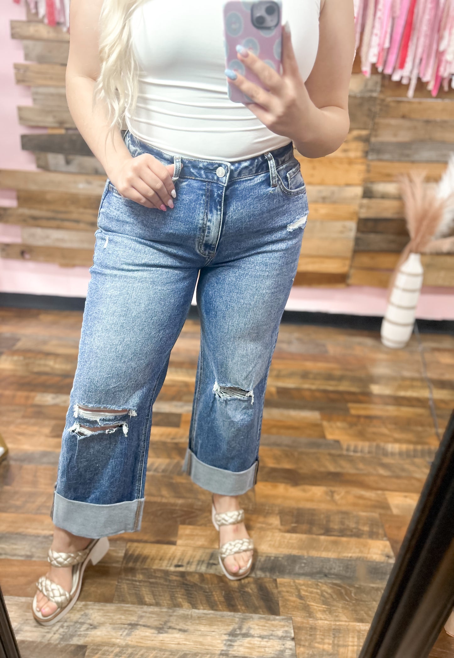 Laid Back Luxe Cuff Jean