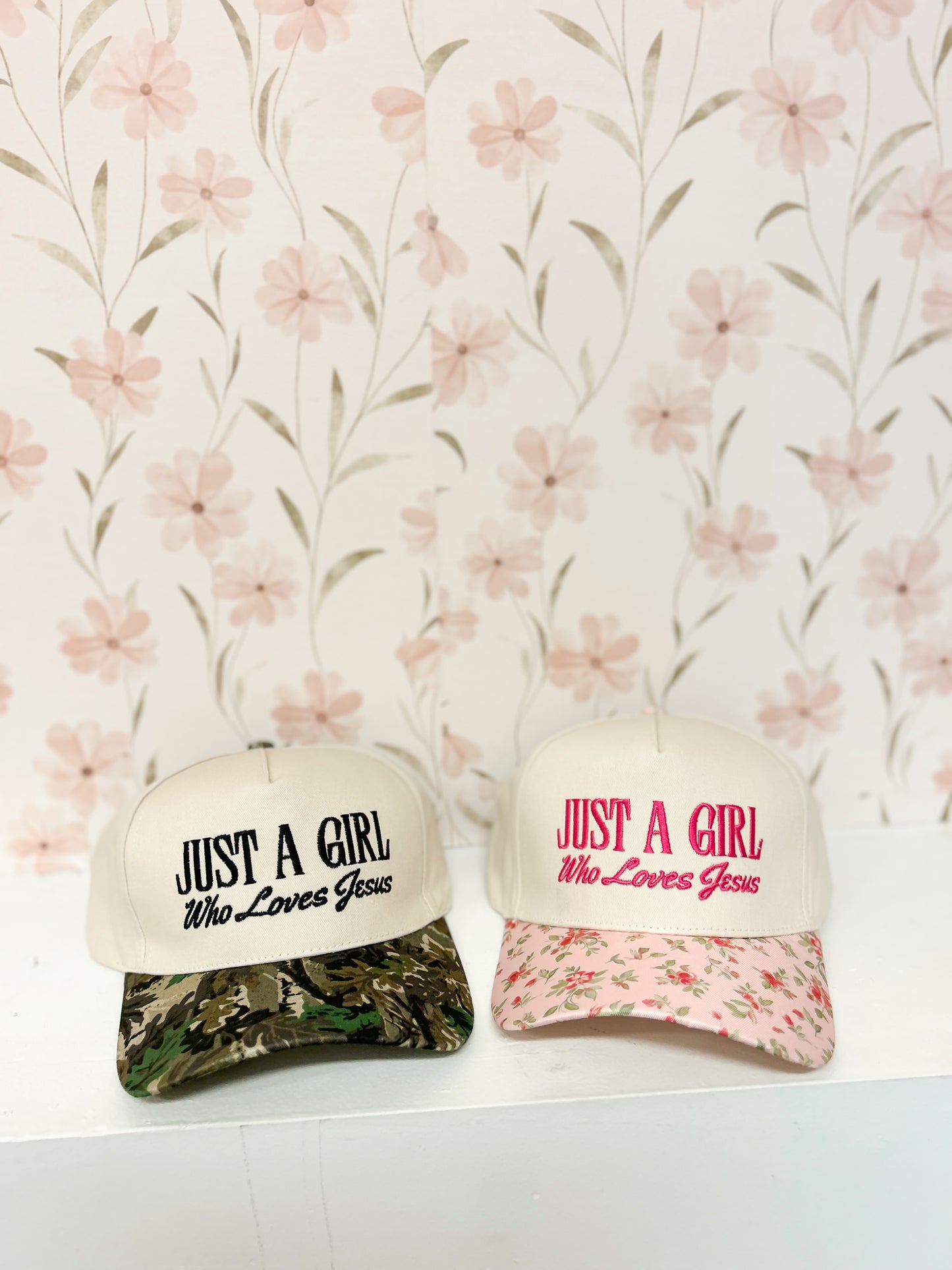 Just a Girl Who Loves Jesus Embroidered Hat