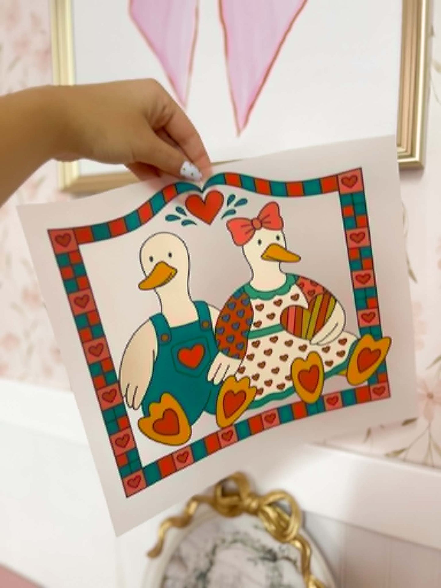 Vintage Ducks Print