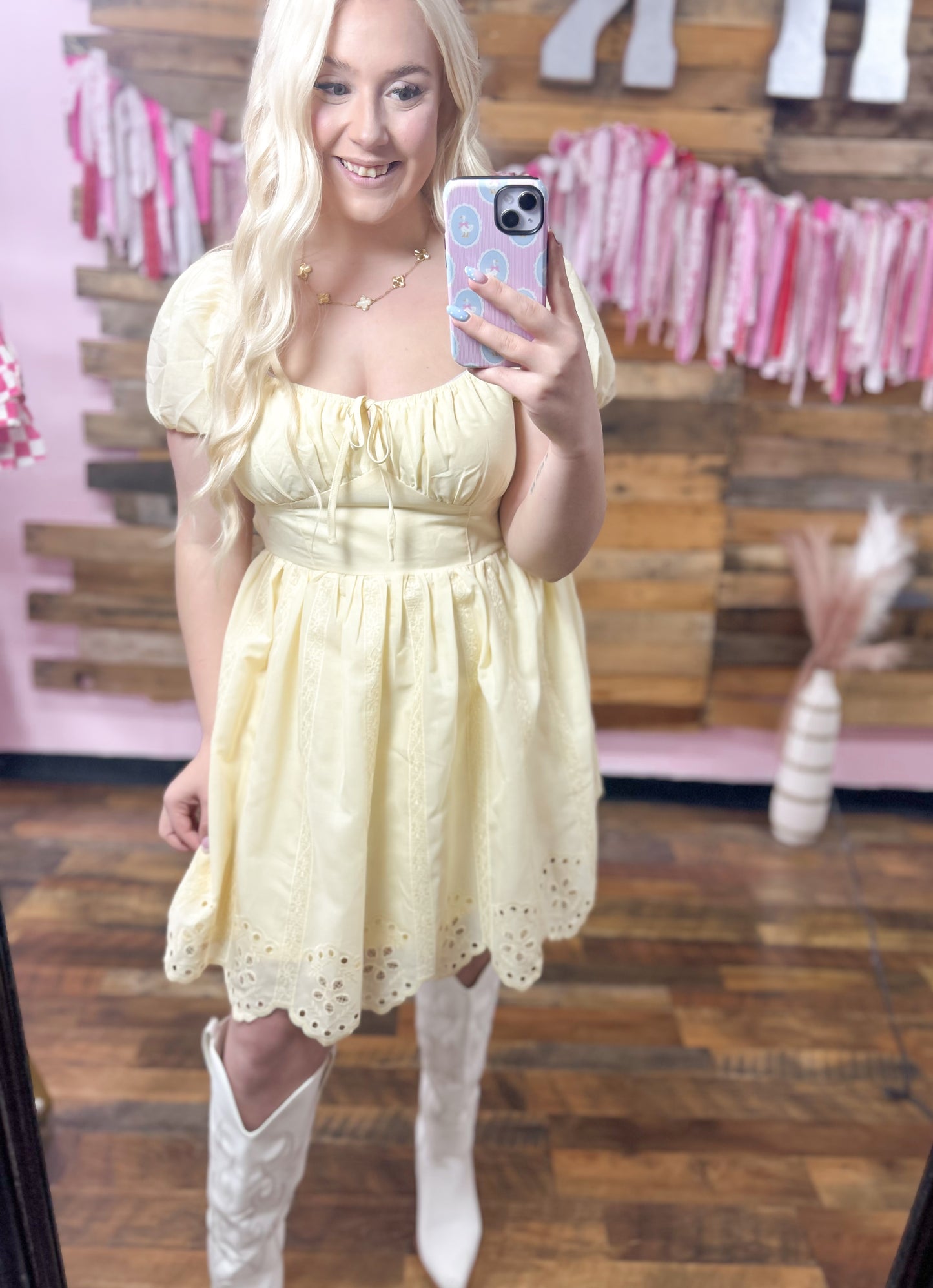 Walking on Sunshine Swing Dress