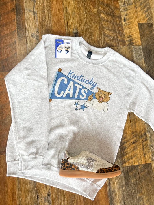 Cats Banner Crewneck