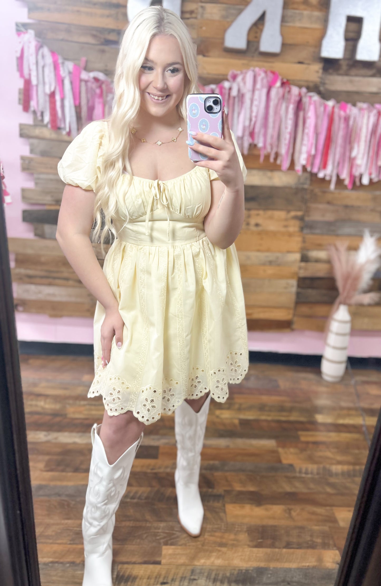 Walking on Sunshine Swing Dress