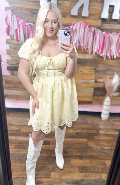 Walking on Sunshine Swing Dress