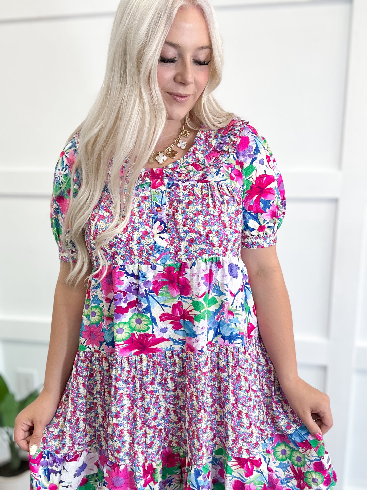 Petal Posie Swing Dress