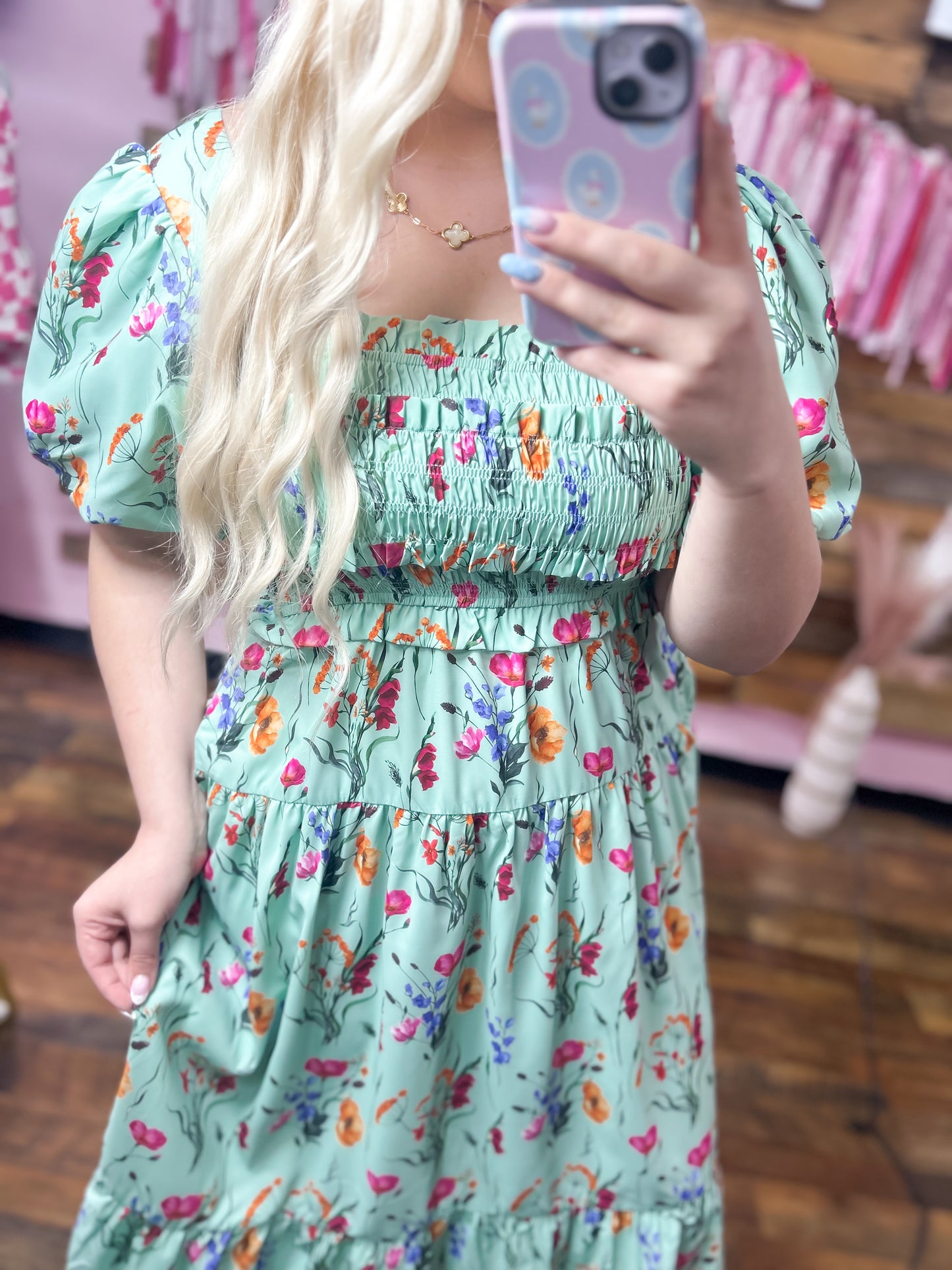 Sunday Stroll Floral Maxi Dress