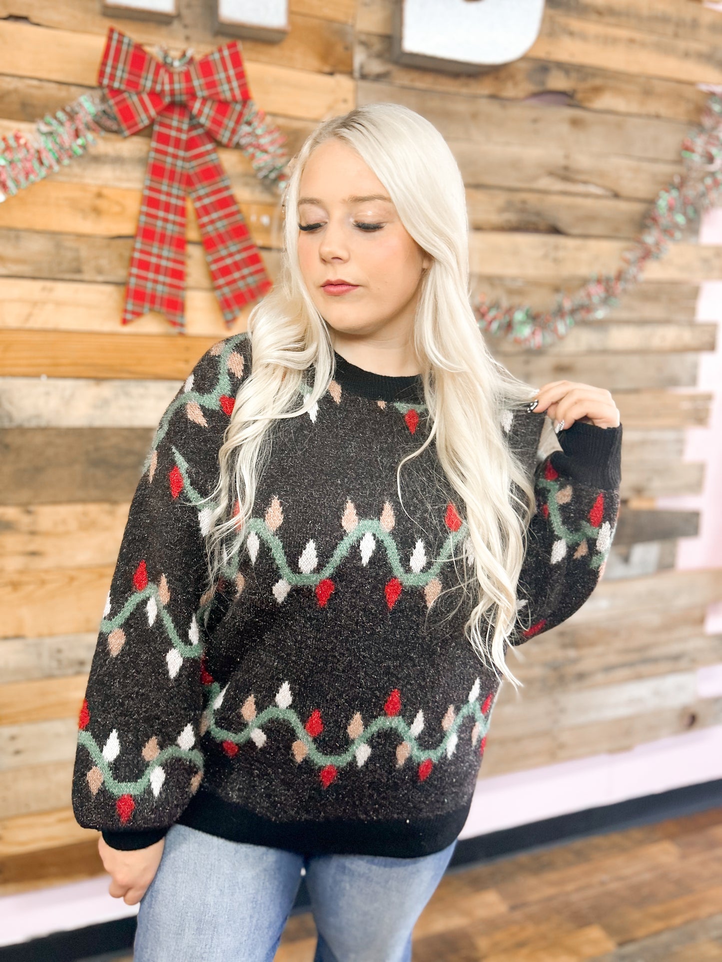 Christmas Lights Sweater