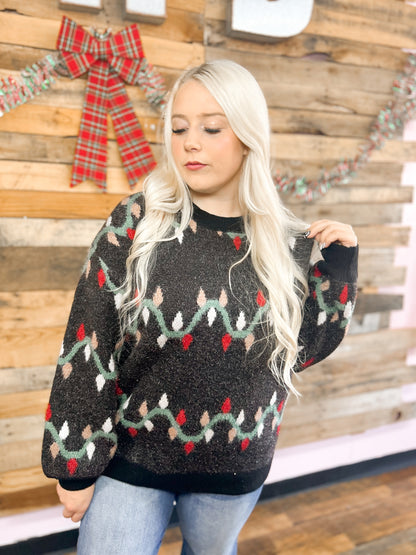Christmas Lights Sweater