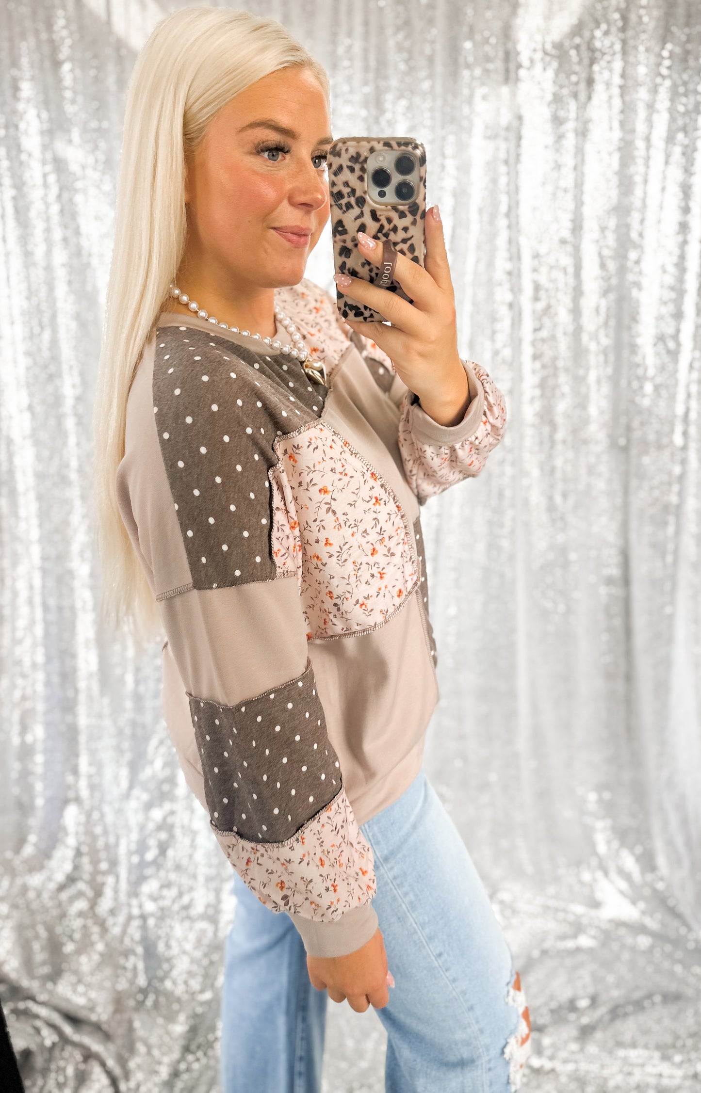 Autumn Lane Patchwork Top