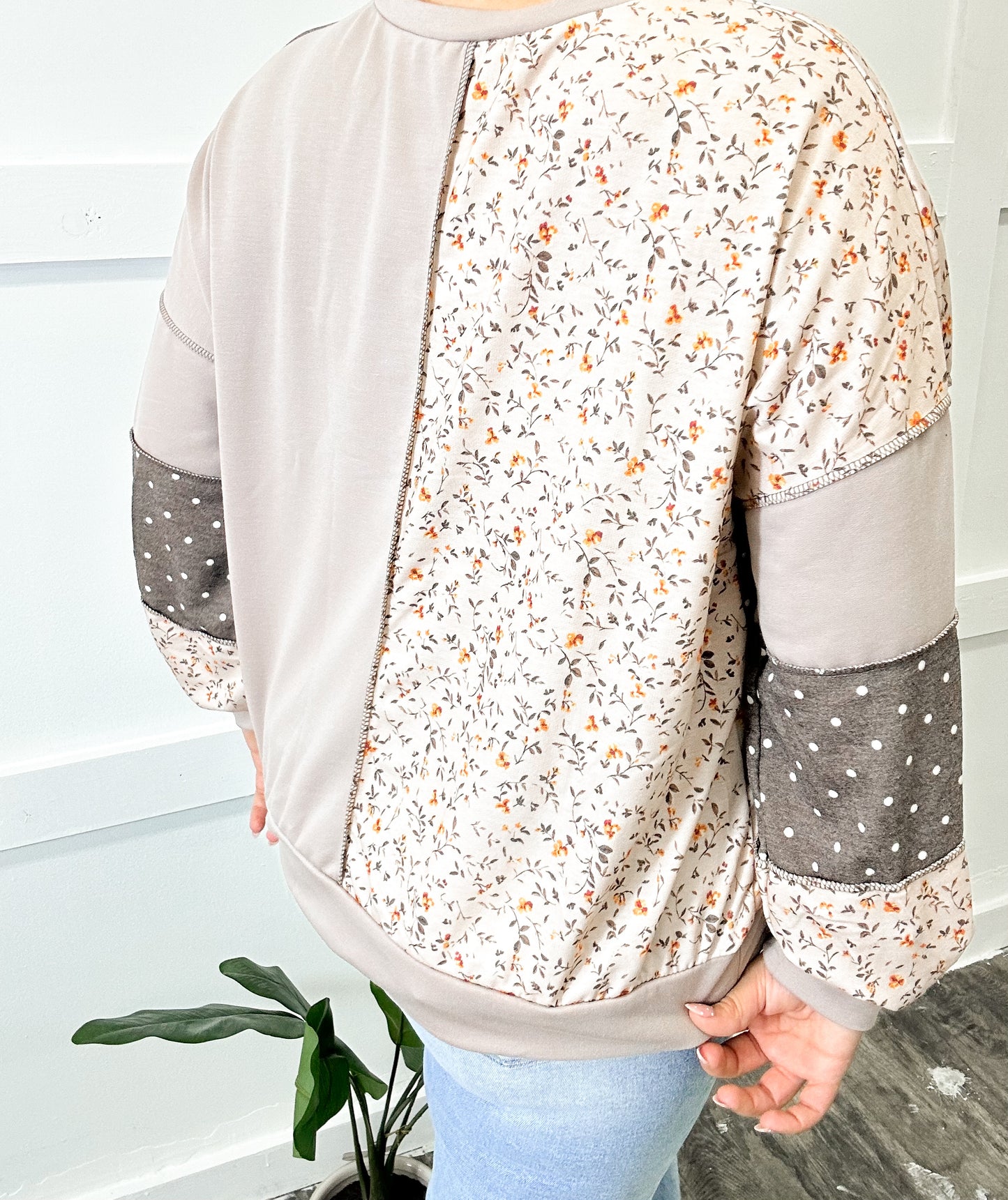 Autumn Lane Patchwork Top
