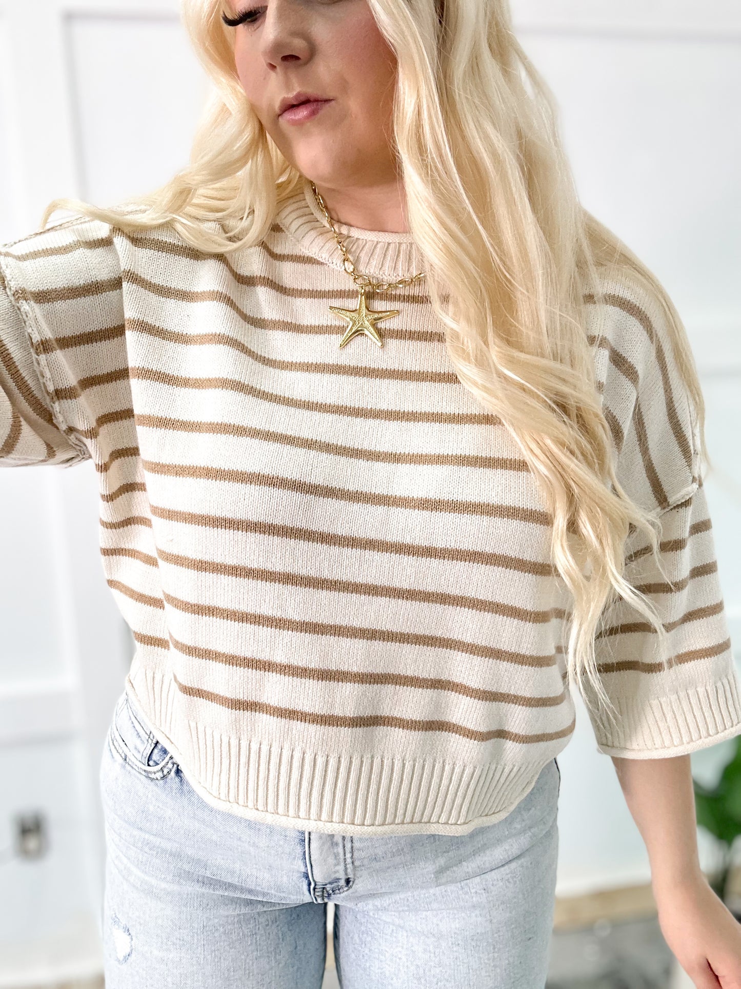 Golden Shores Knit Top