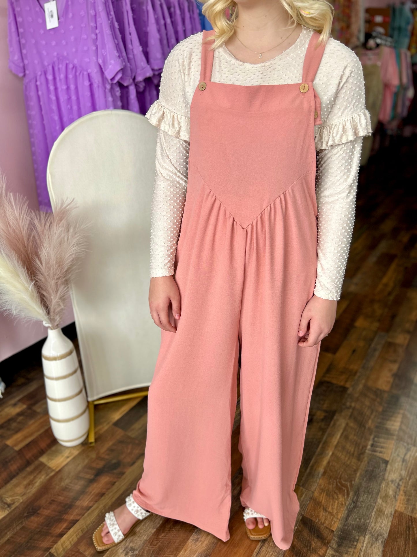 Peachy Overall Jumpsuit