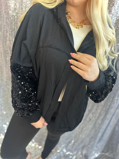 Midnight Magic Sequin Top
