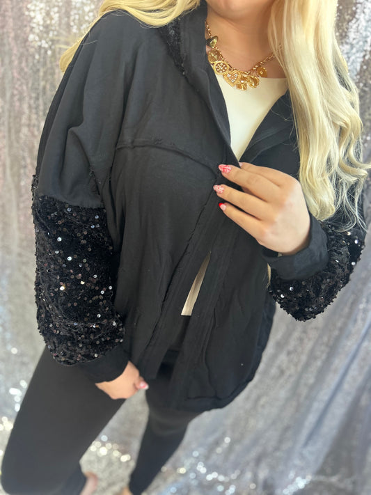 Midnight Magic Sequin Top