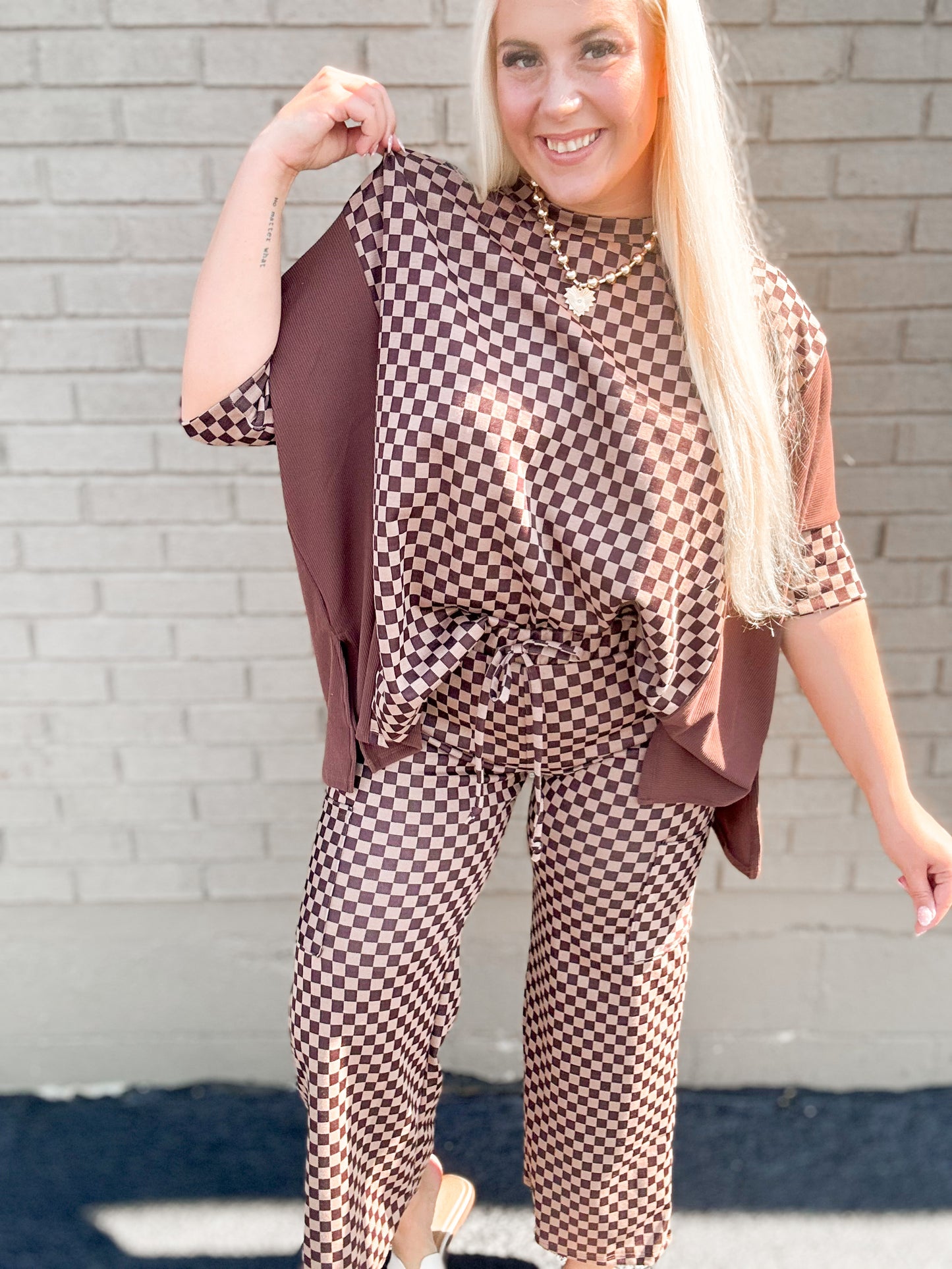 Autumn Checkered Set