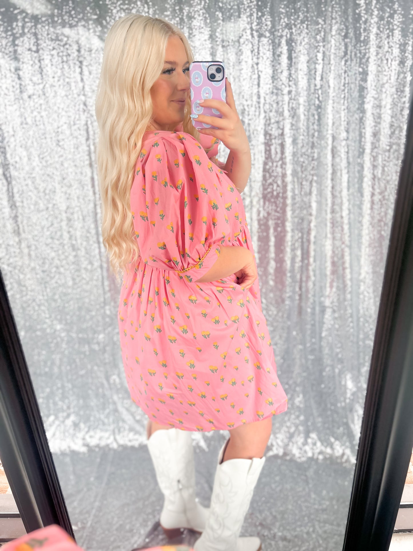 Dainty Floral Babydoll Dress