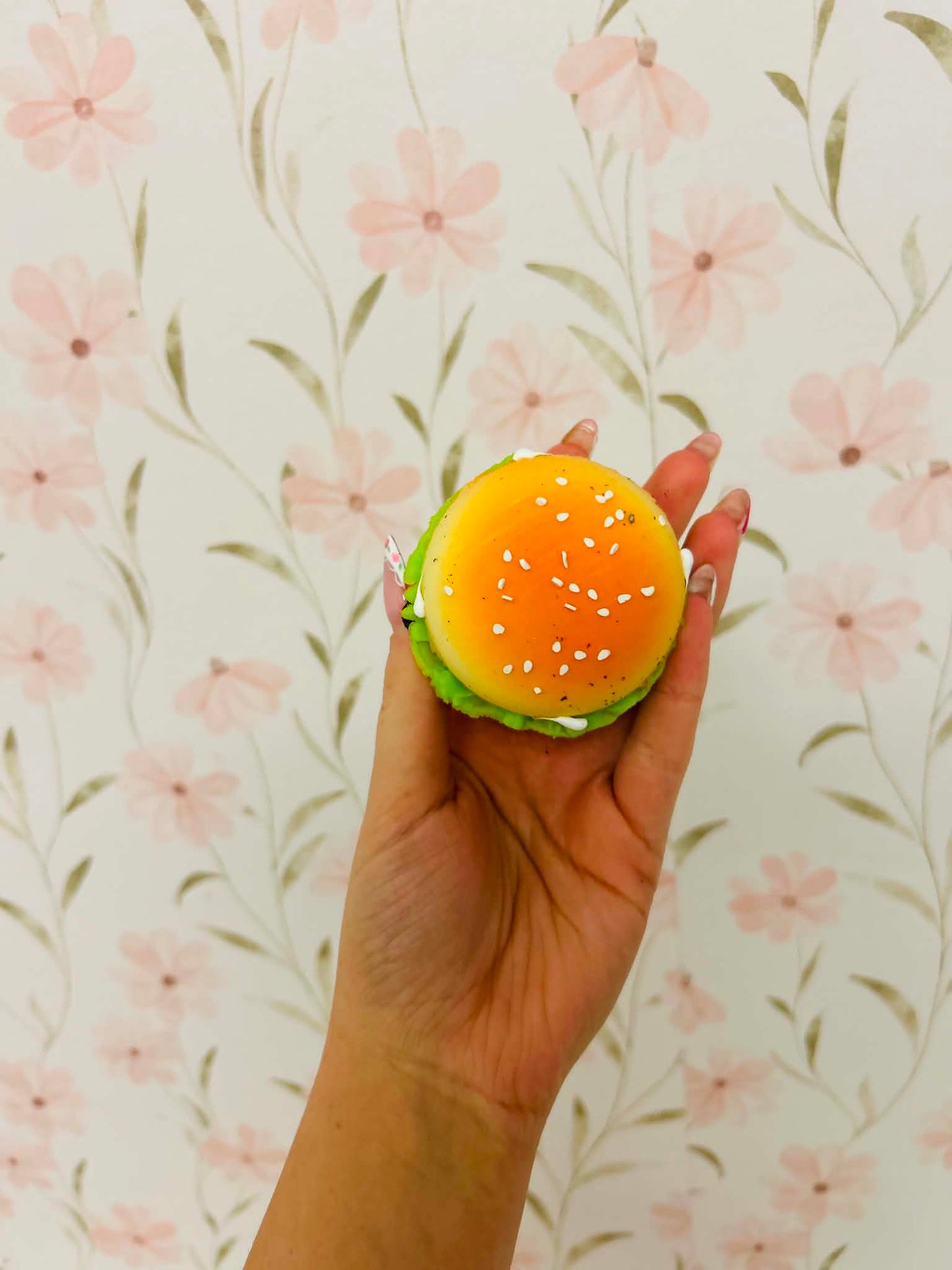 Mini Slow Rising Cheeseburger Squishy