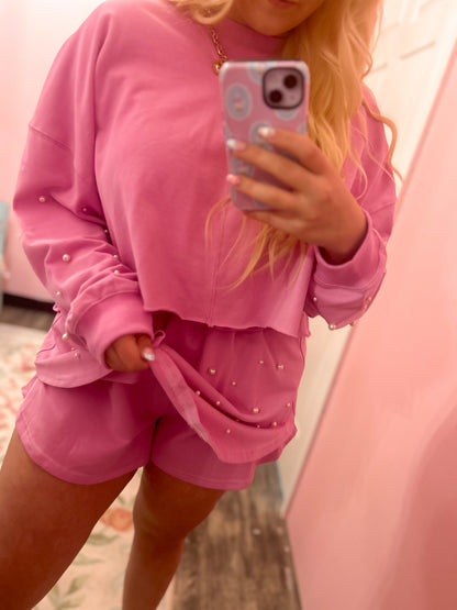 Bubblegum Pearl Skort Set