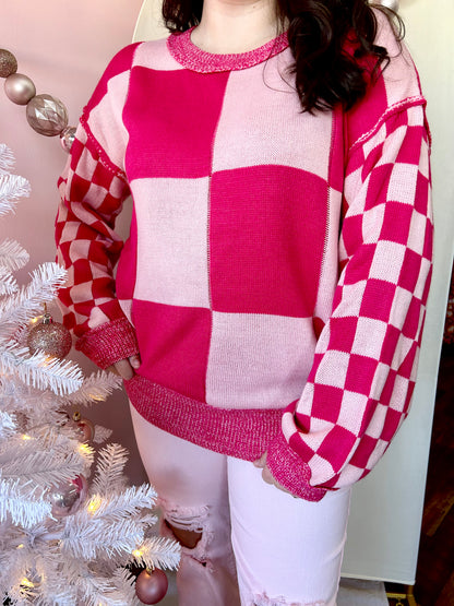 Barbie Checker Sweater