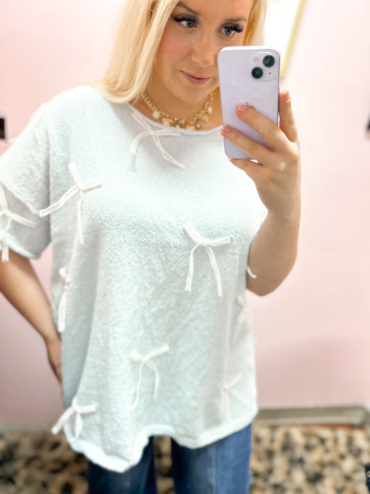 Blue Belle Coquette Top
