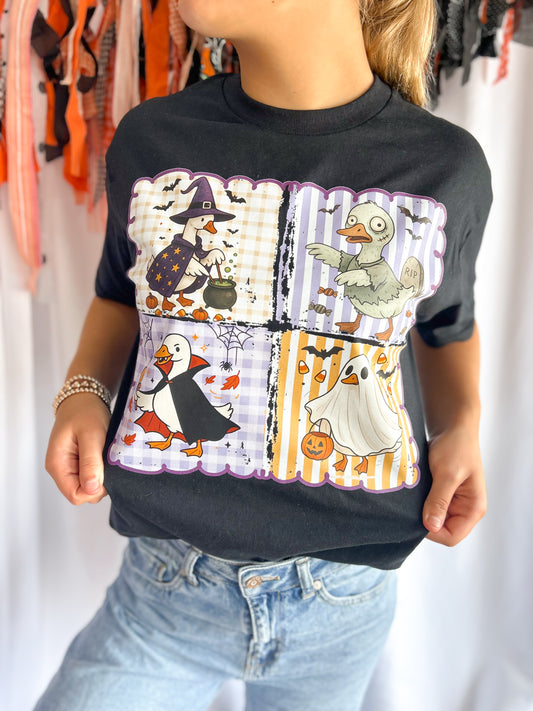 Spooky Goose Collage Tee