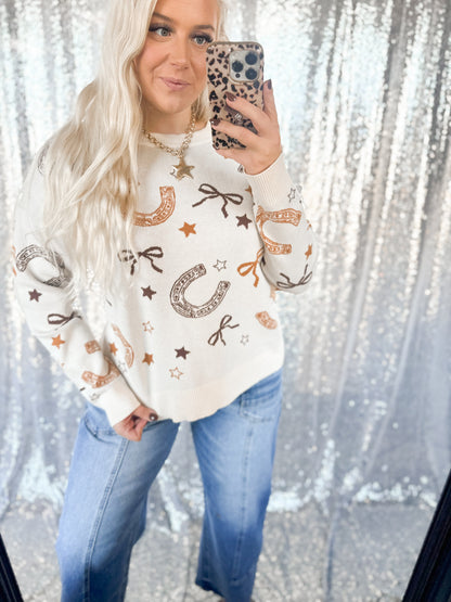 Saddle Up Knit Sweater