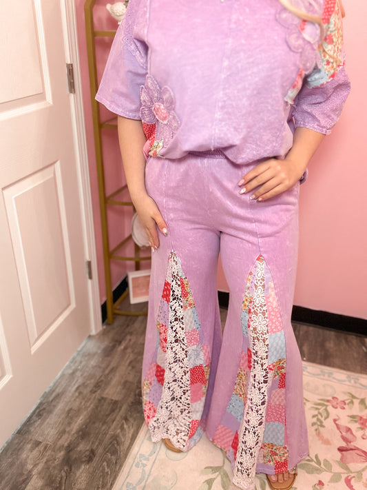 Vintage Violet Patchwork {Pants}
